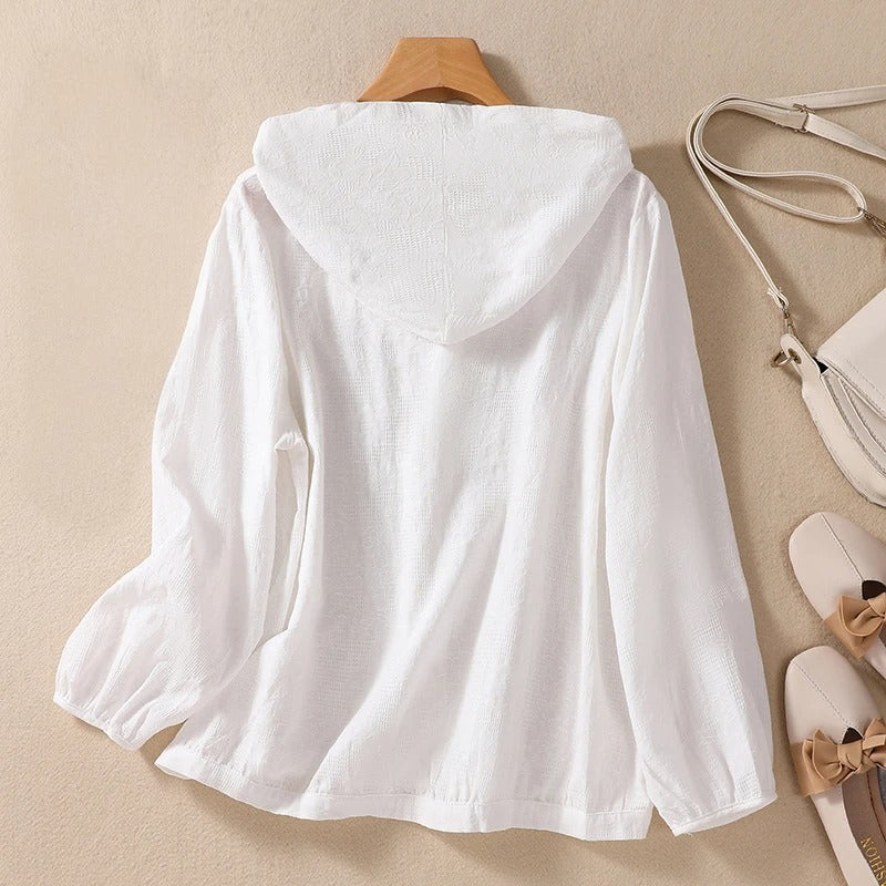 VERA LINEN HOODIE