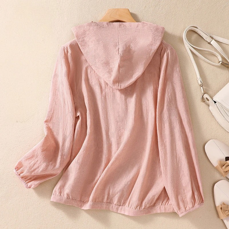VERA LINEN HOODIE