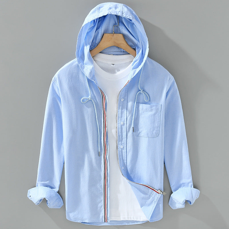 JAMES LINEN HOODIE