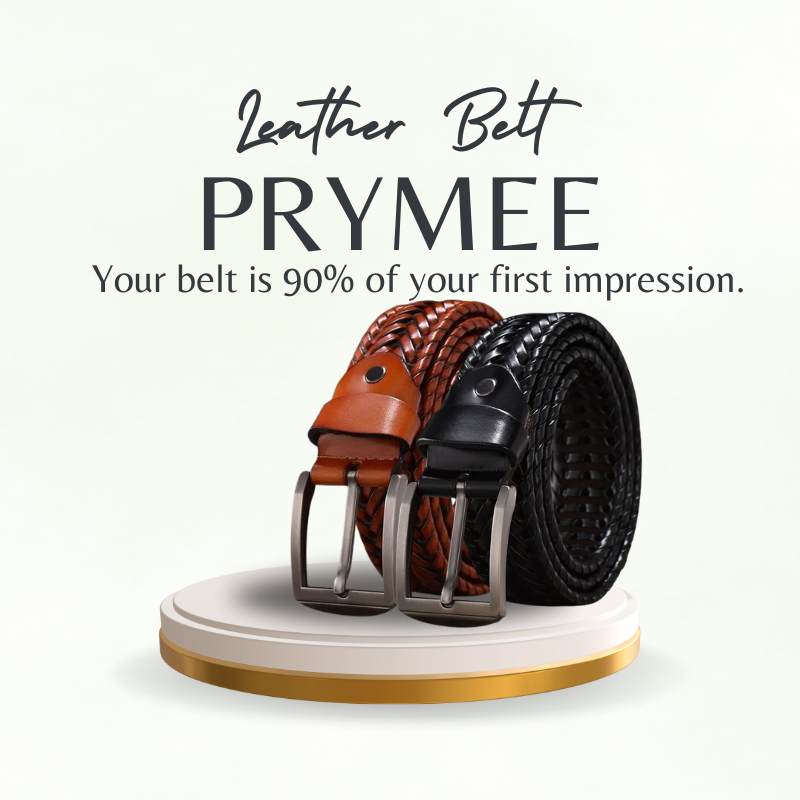 HENRY HAND-WOVEN LEATHER BELT