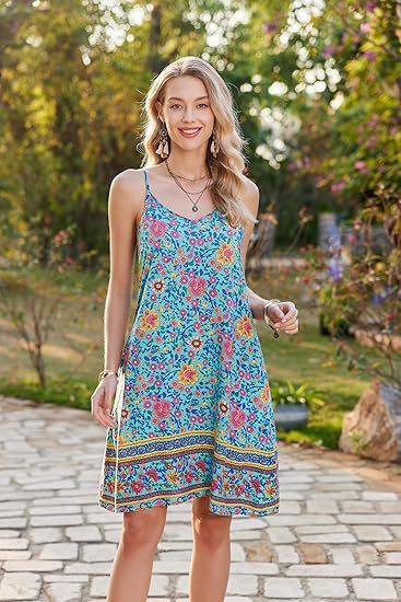 Boho Breeze Floral Midi Dress