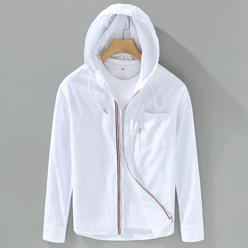 JAMES LINEN HOODIE