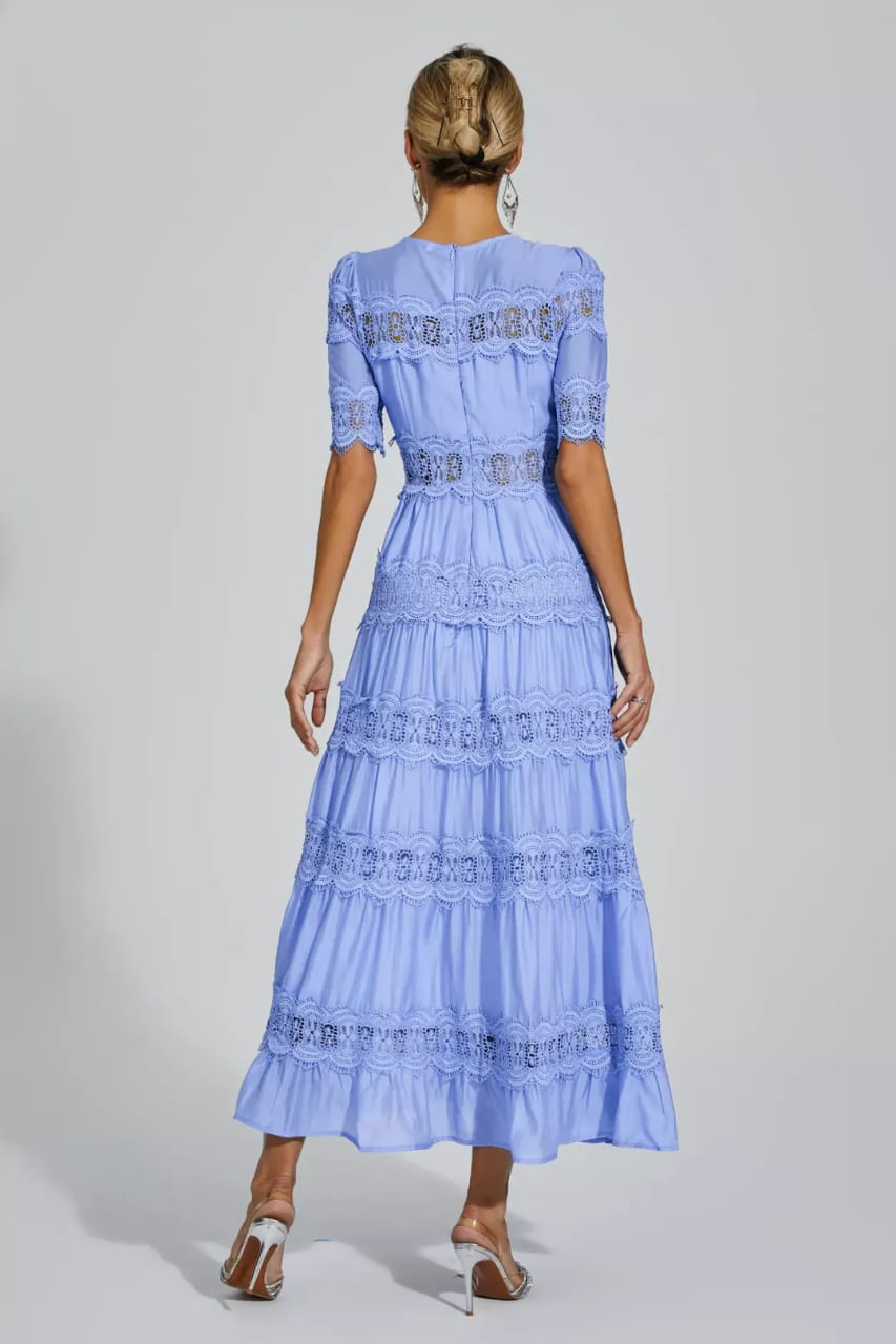 Eleanor Lace Embroidery Dress