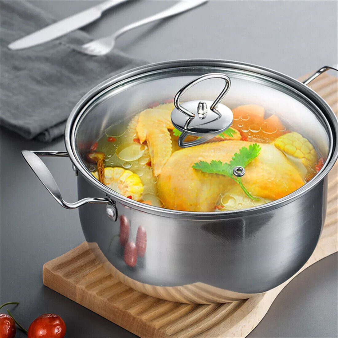 Stainless Steel 11-Piece Cookware Set