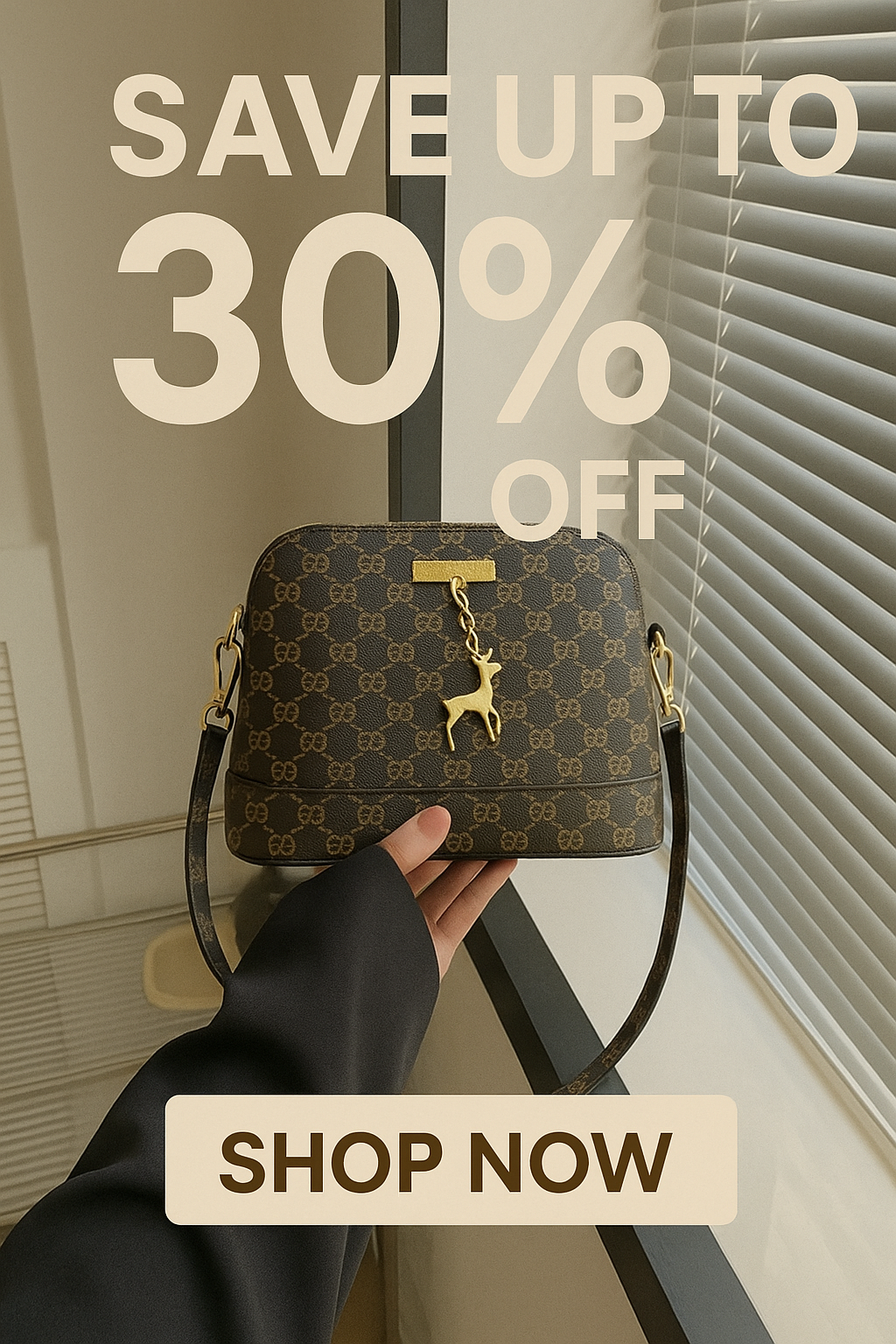 Elegant PU Crossbody Bag 👜