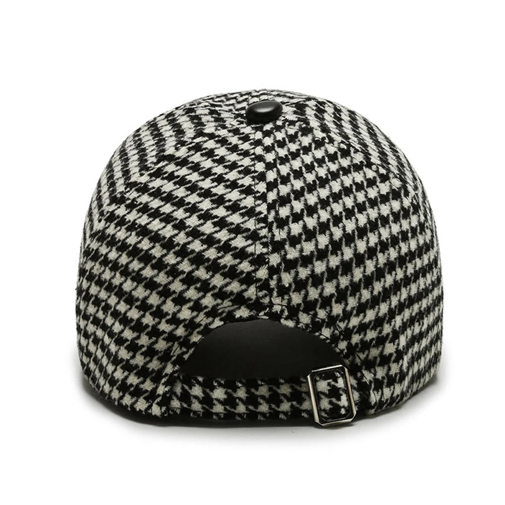 Evelyn Checkmate Plaid Baseball Cap