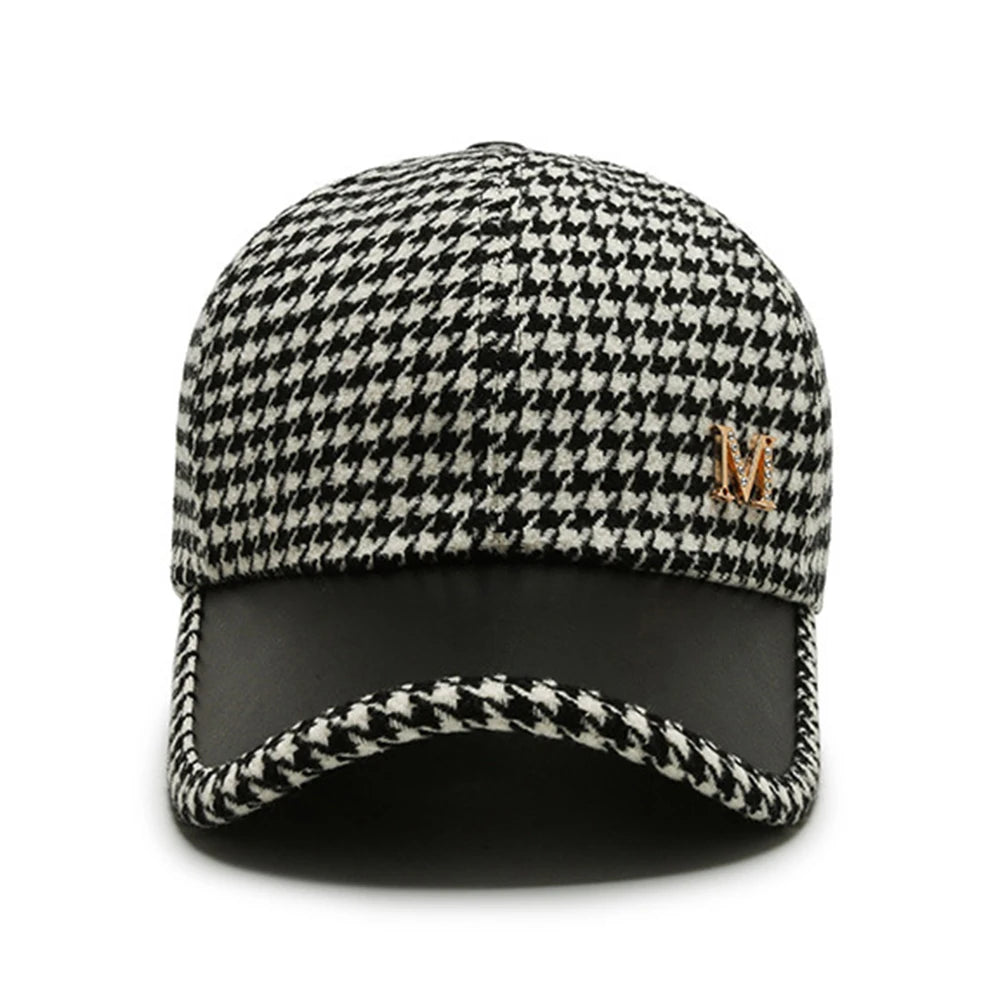Evelyn Checkmate Plaid Baseball Cap