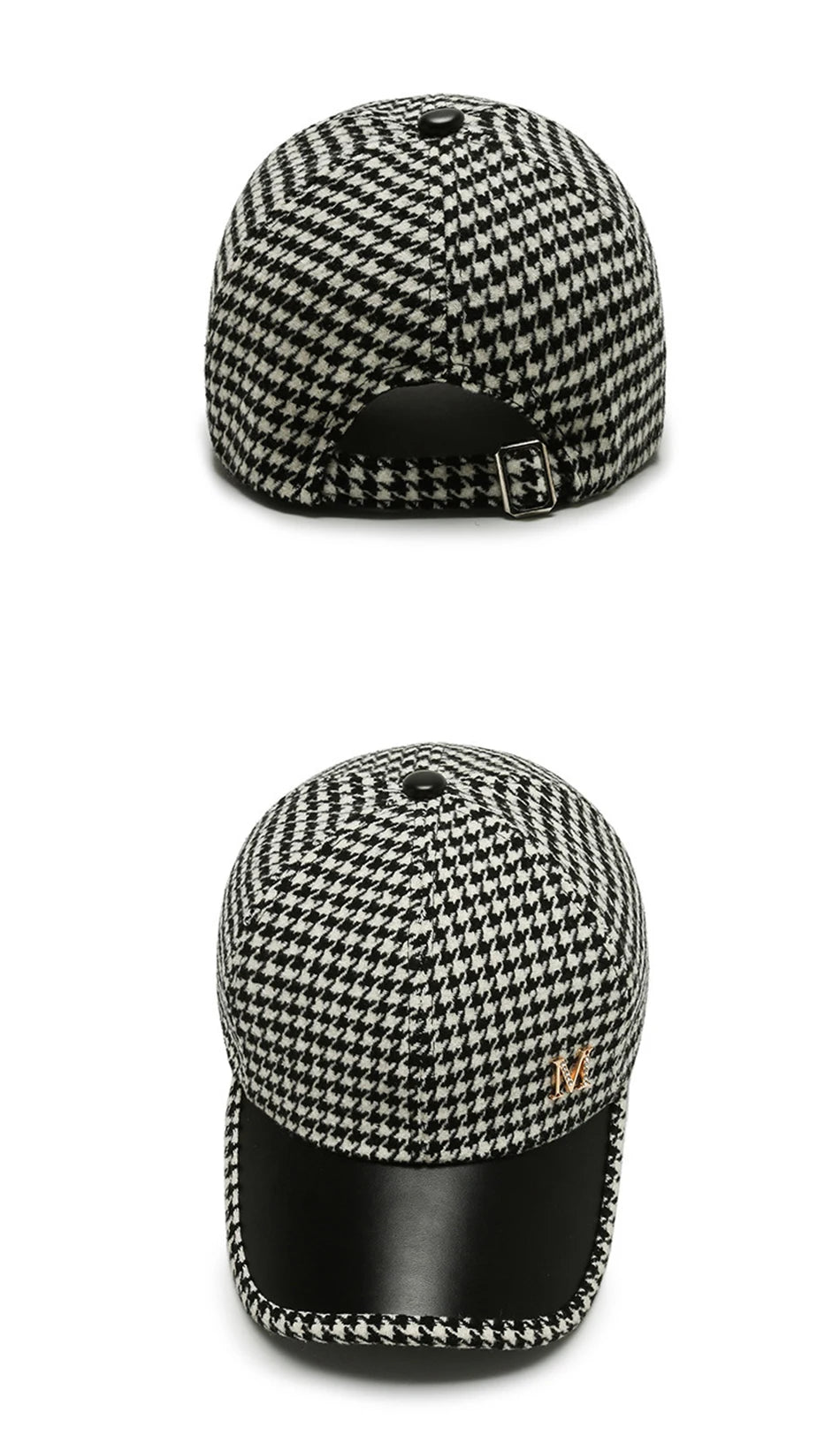 Evelyn Checkmate Plaid Baseball Cap