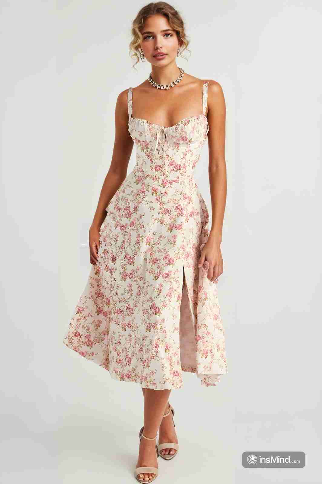 Fishbone Lace Dress