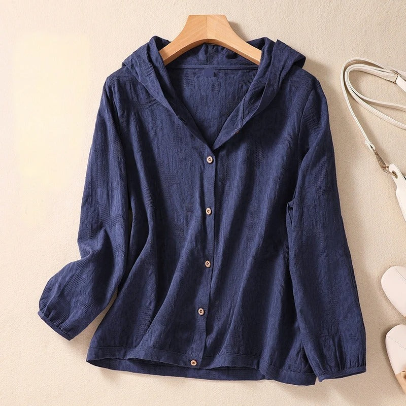 VERA LINEN HOODIE