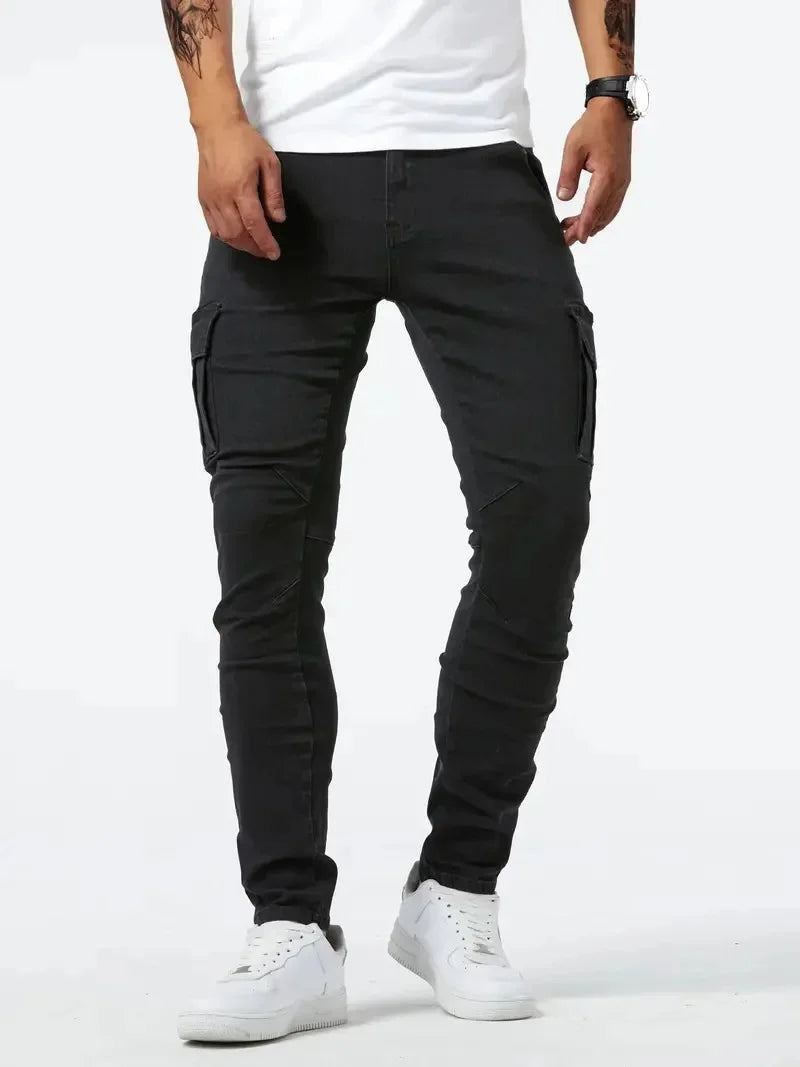 MAX | DENIM CARGO PANTS
