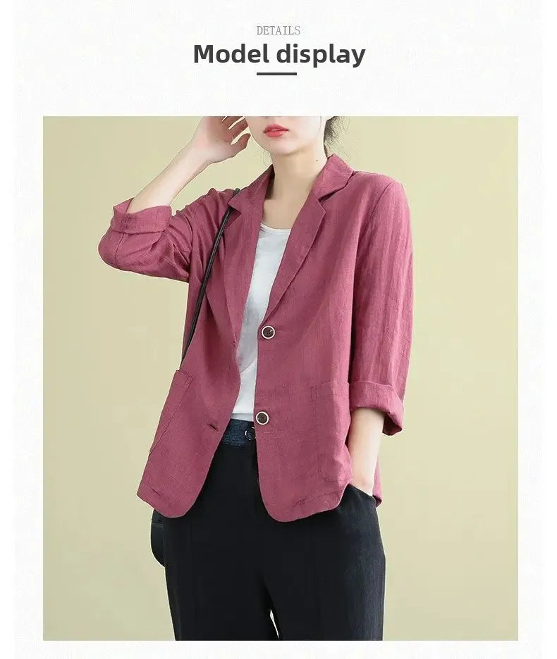 Edith Linen Light Jacket