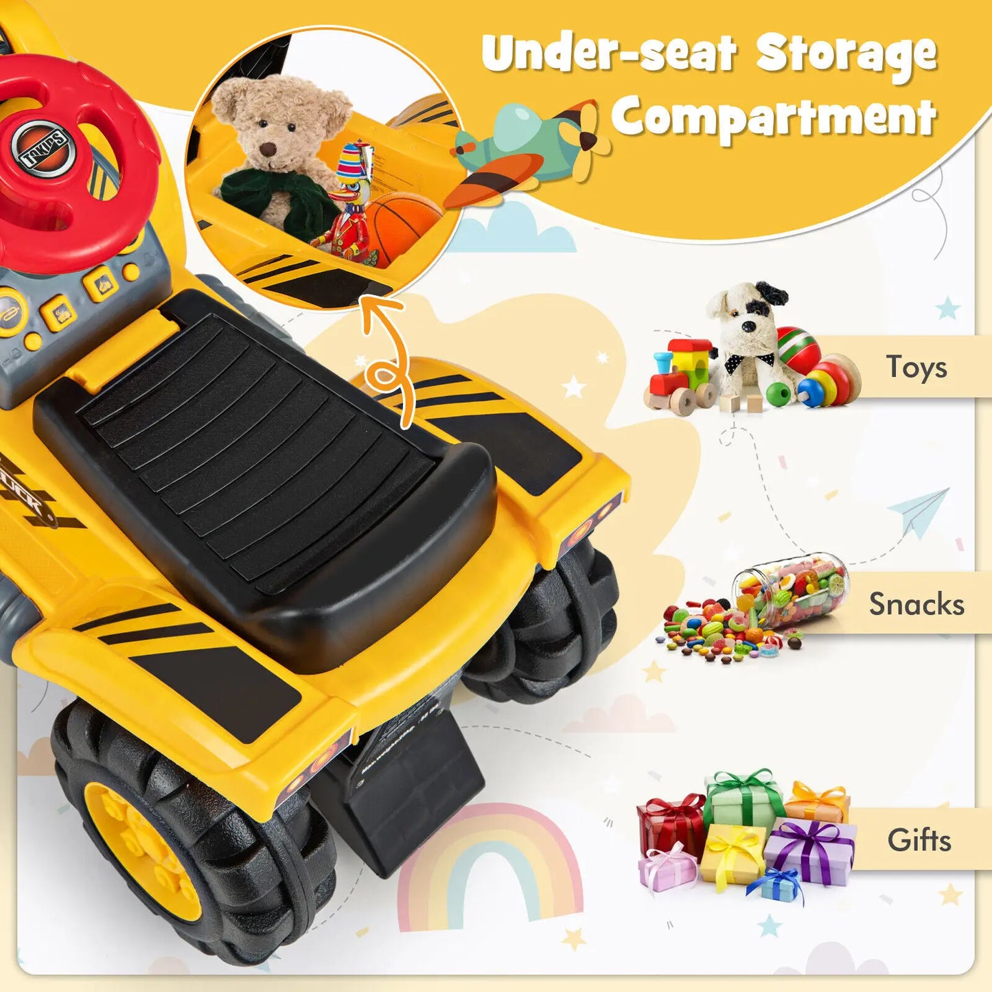 MiniDozer Kids Ride-On Bulldozer