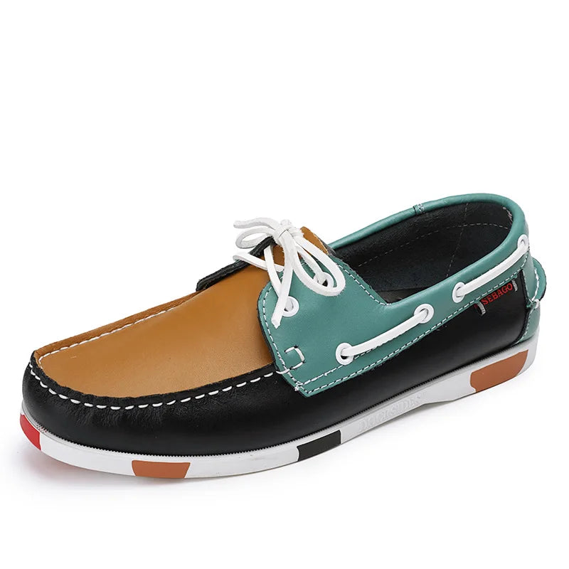 OLIVER LEATHER MOCCASIN SNEAKERS