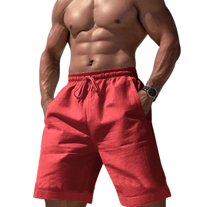 RYDER LINEN JOGGER SHORTS