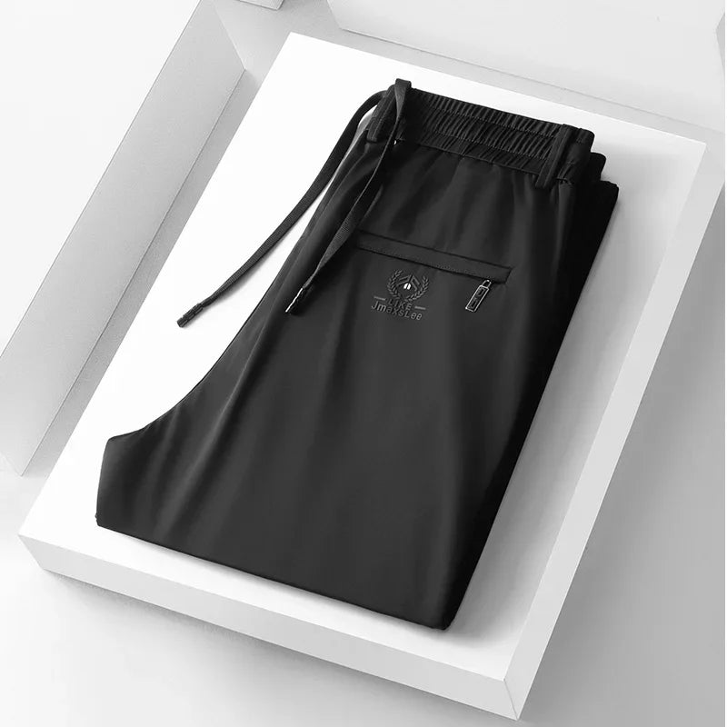 James Ice Silk Casual Pants