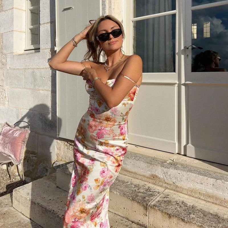 FREYA’S FLORAL SUNLIT MAXI