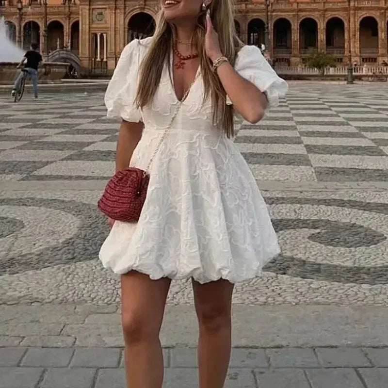 Isla Grace Puff Sleeve Dress