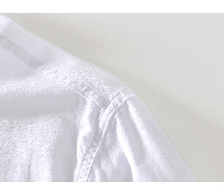 JASON LINEN MANDARIN SHIRT