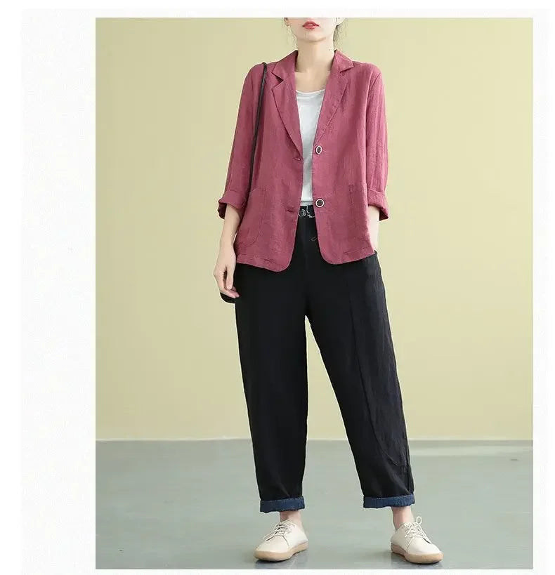 Edith Linen Light Jacket