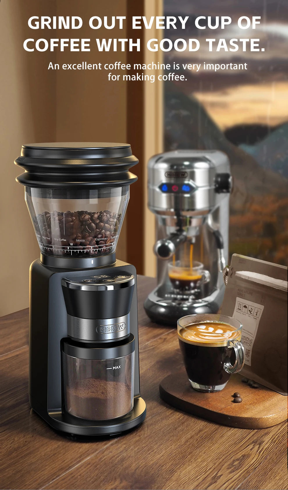 THE HIBREW CONNOISSEUR GRINDER
