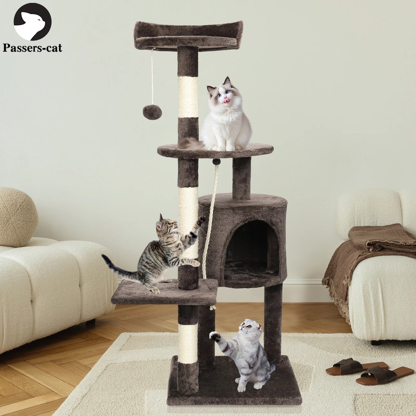 ClimbNest Multi-Level Cat Tower
