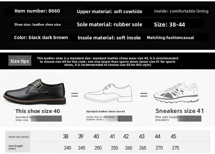 Jorlan Genuine Leather Shoes