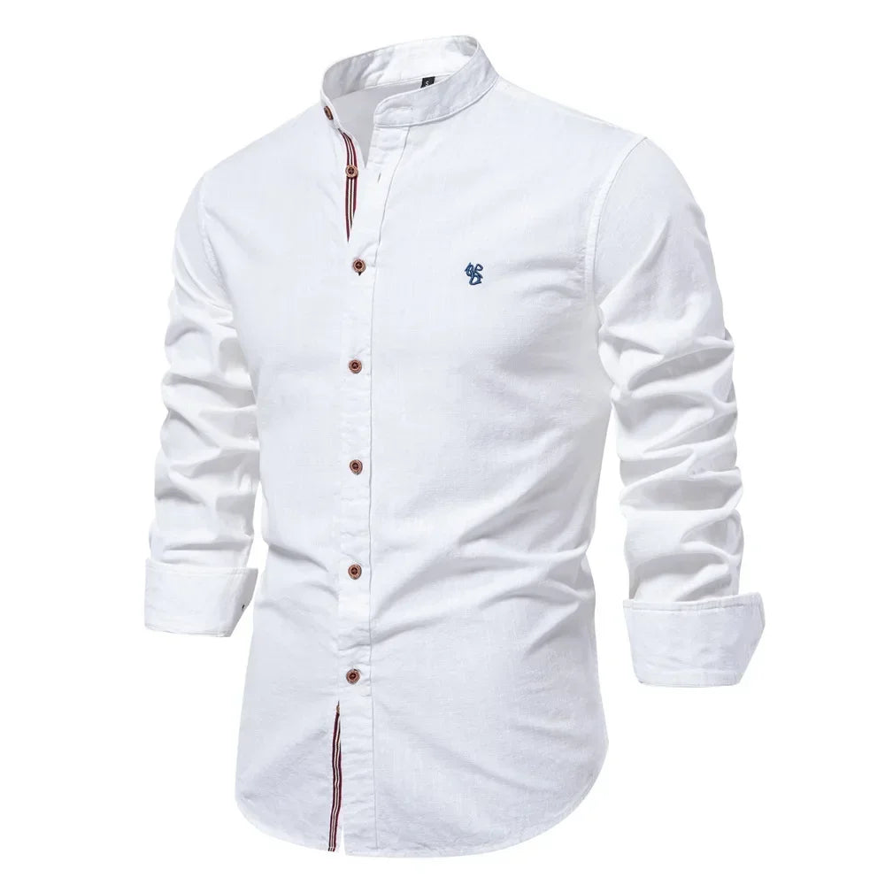 THE MAYFAIR LINEN BLEND SHIRT