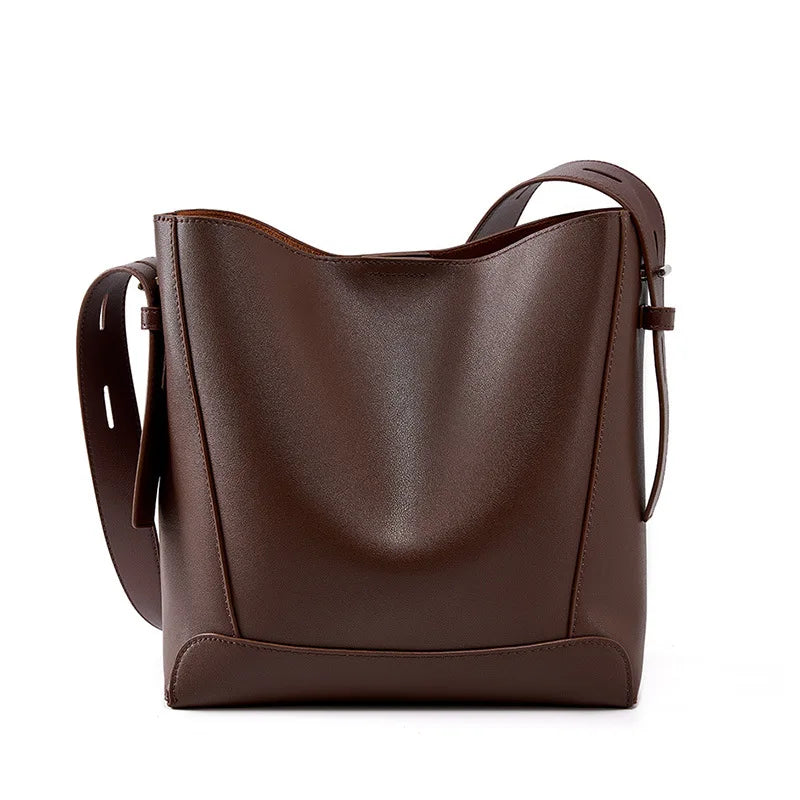 CLARISSA LEATHER TOTE BAG