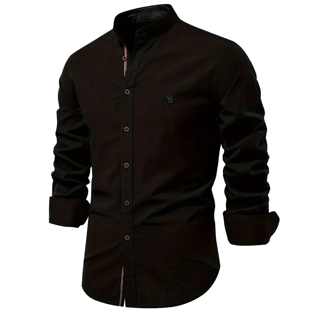 THE MAYFAIR LINEN BLEND SHIRT