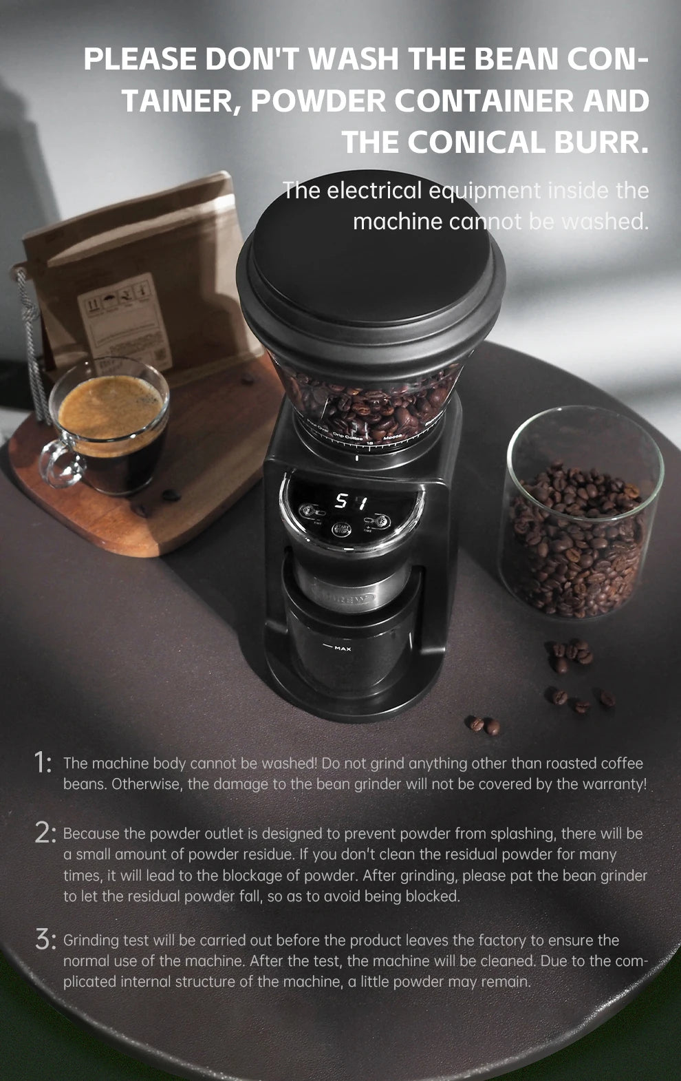THE HIBREW CONNOISSEUR GRINDER
