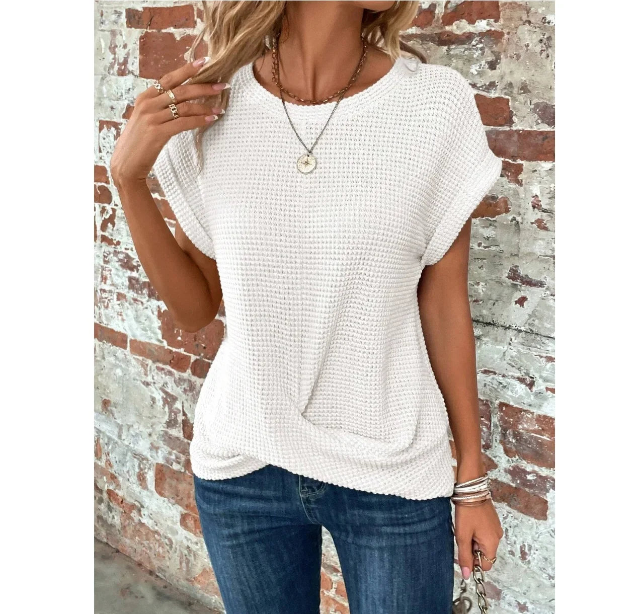 FREYA SOLID SHORT SLEEVE TEE