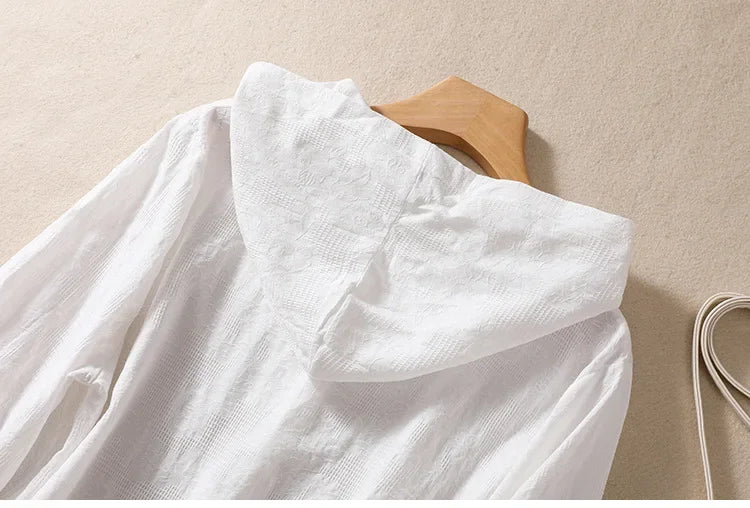 VERA LINEN HOODIE