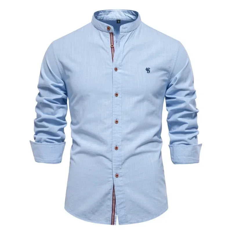THE MAYFAIR LINEN BLEND SHIRT