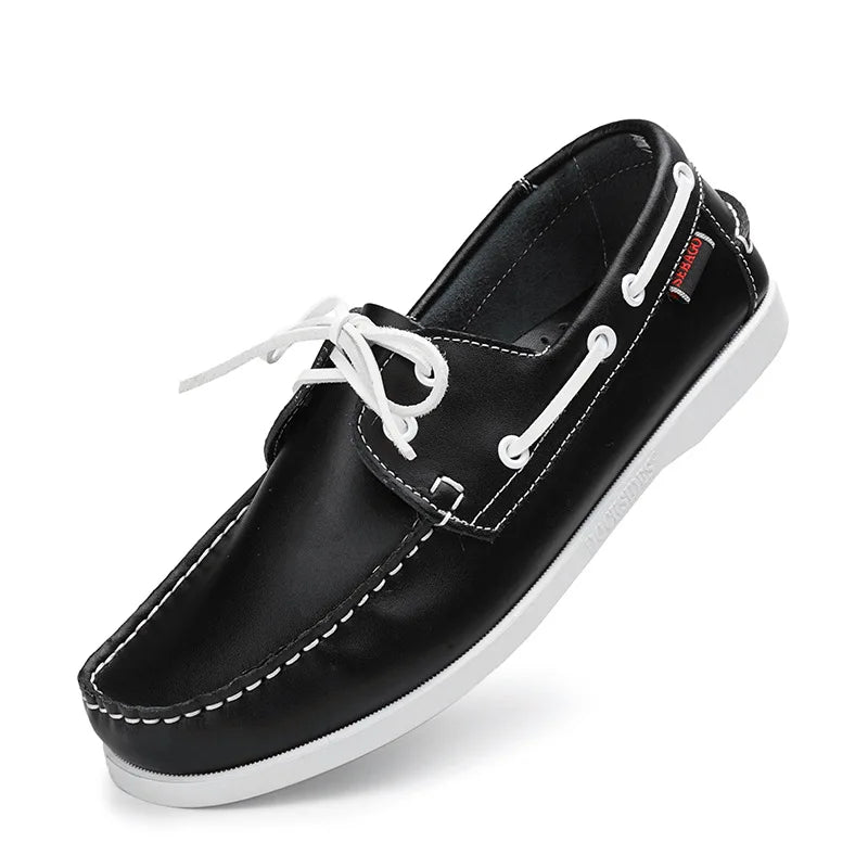 OLIVER LEATHER MOCCASIN SNEAKERS