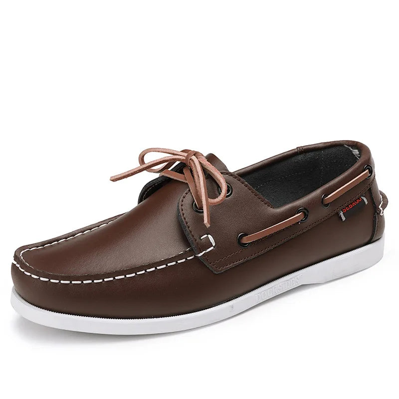 OLIVER LEATHER MOCCASIN SNEAKERS