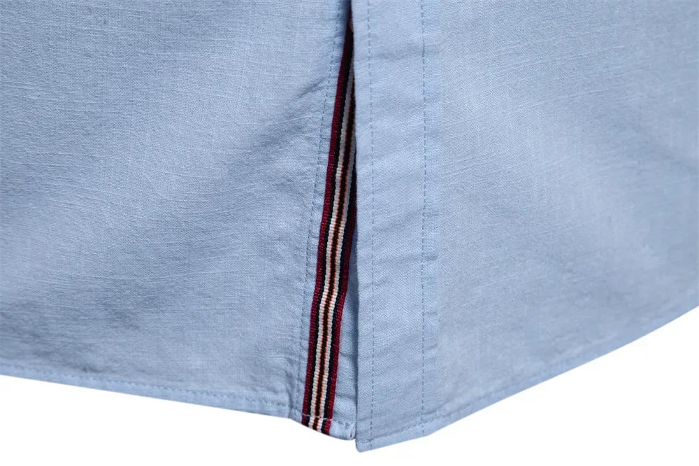 THE MAYFAIR LINEN BLEND SHIRT