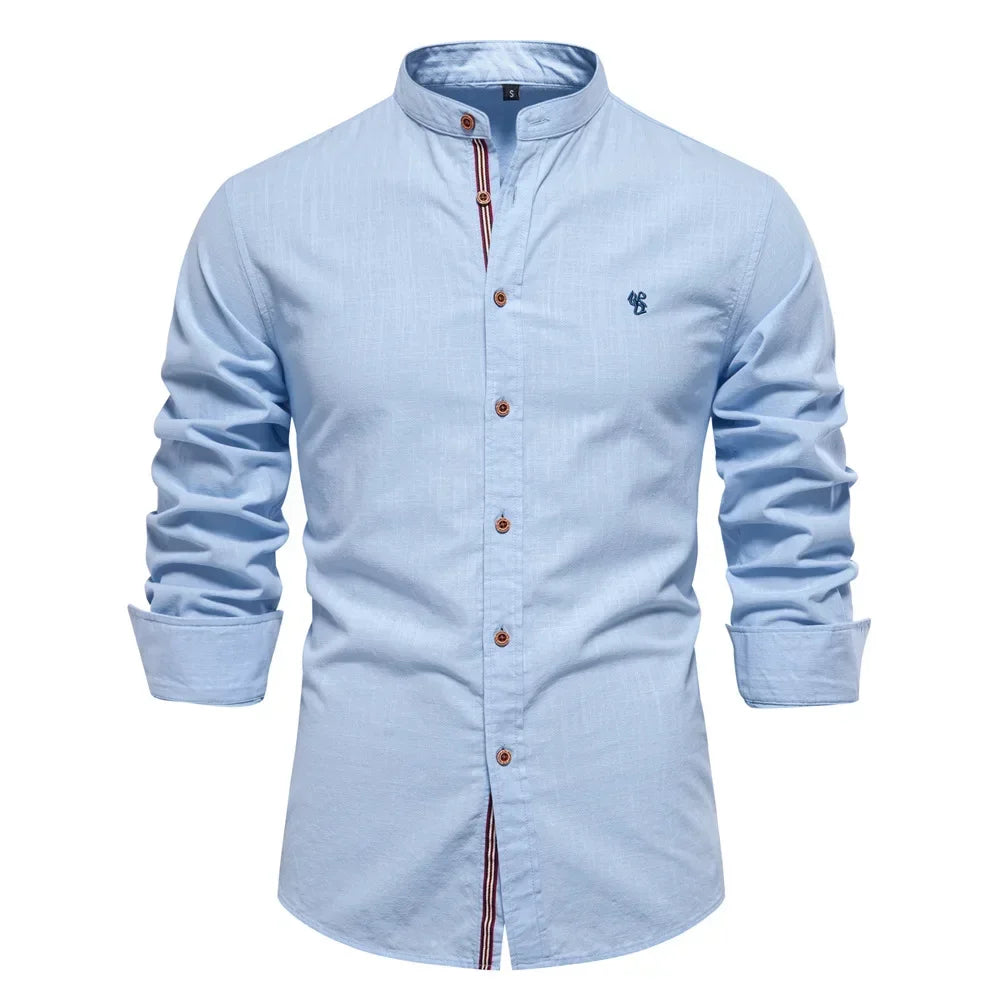 THE MAYFAIR LINEN BLEND SHIRT