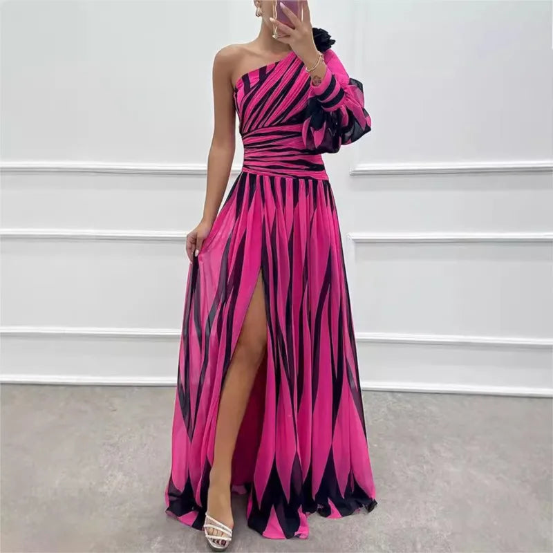 ELEGANT SPLIT MAXI DRESS
