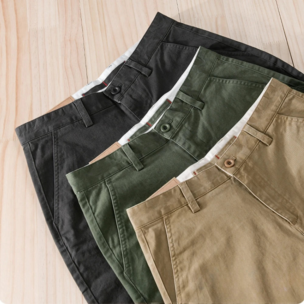 EDWARD CASUAL COTTON CARGO SHORTS