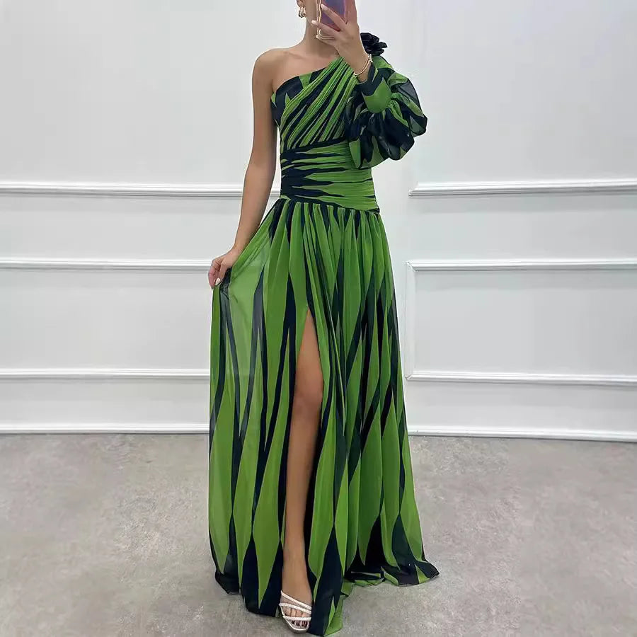 ELEGANT SPLIT MAXI DRESS
