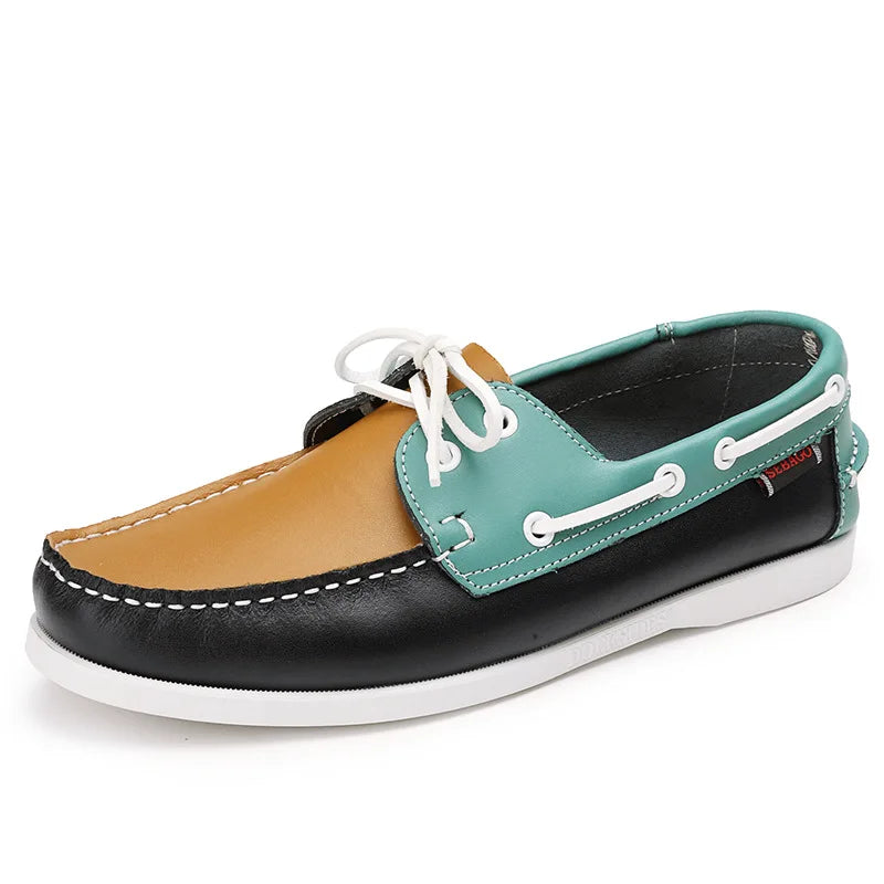 OLIVER LEATHER MOCCASIN SNEAKERS