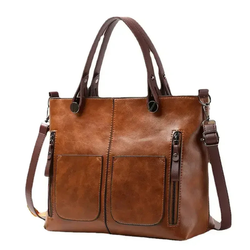 NOVA LEATHER SHOULDER BAG
