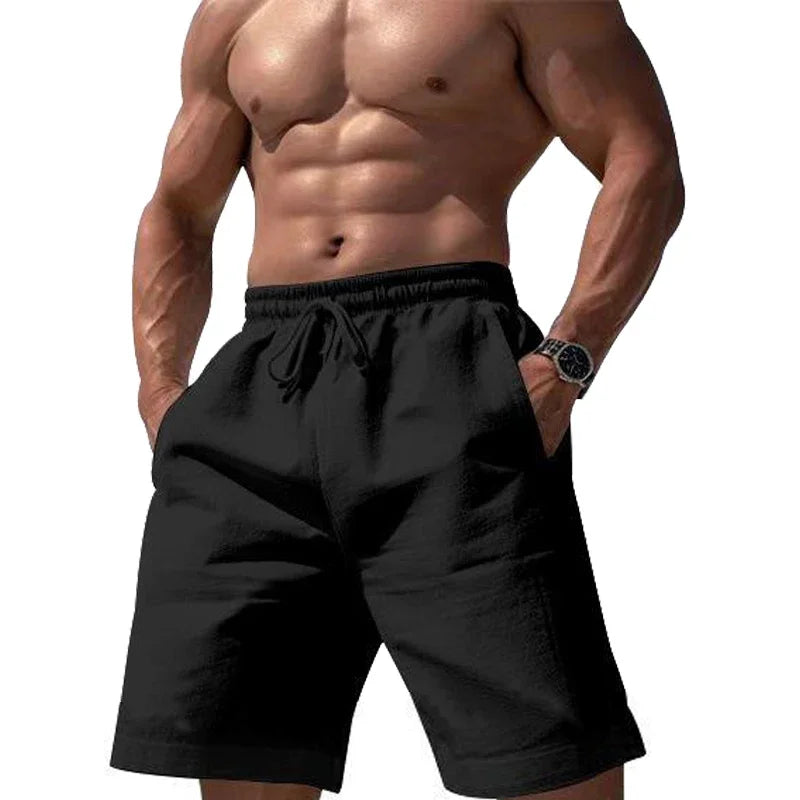 RYDER LINEN JOGGER SHORTS