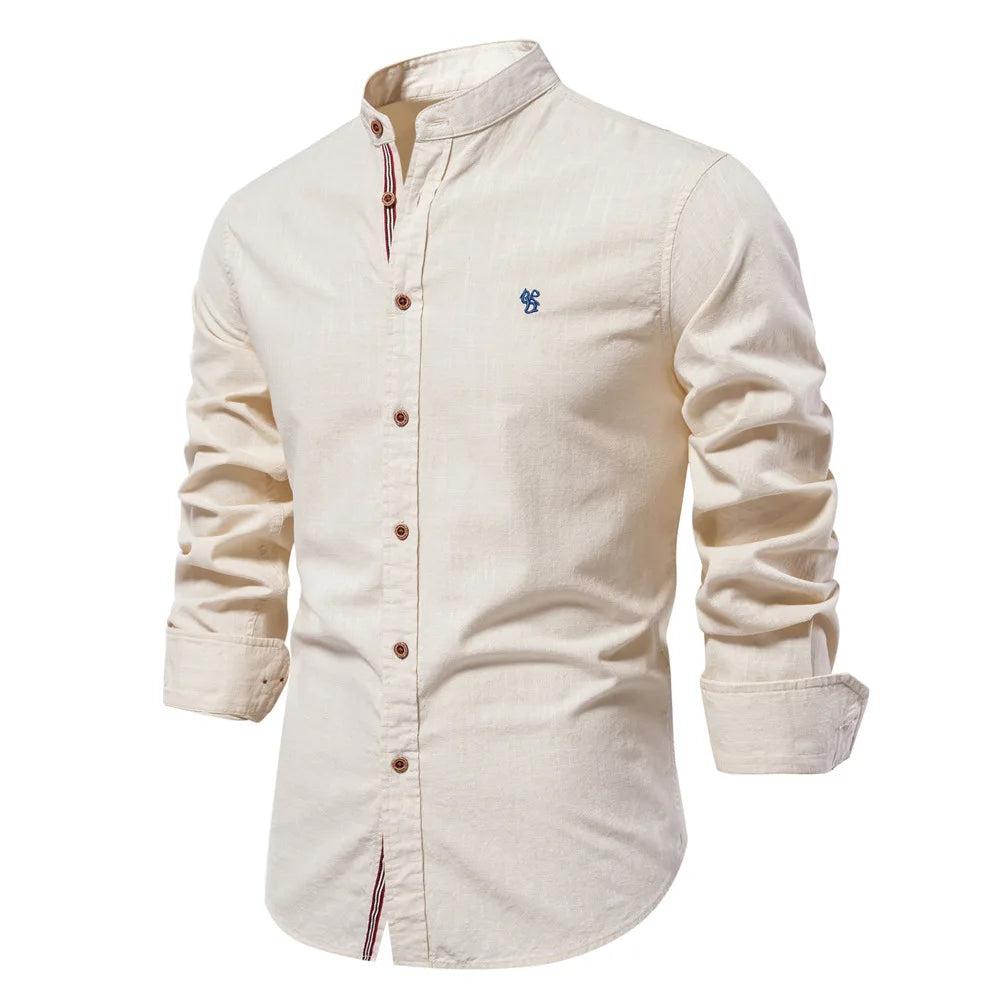 THE MAYFAIR LINEN BLEND SHIRT