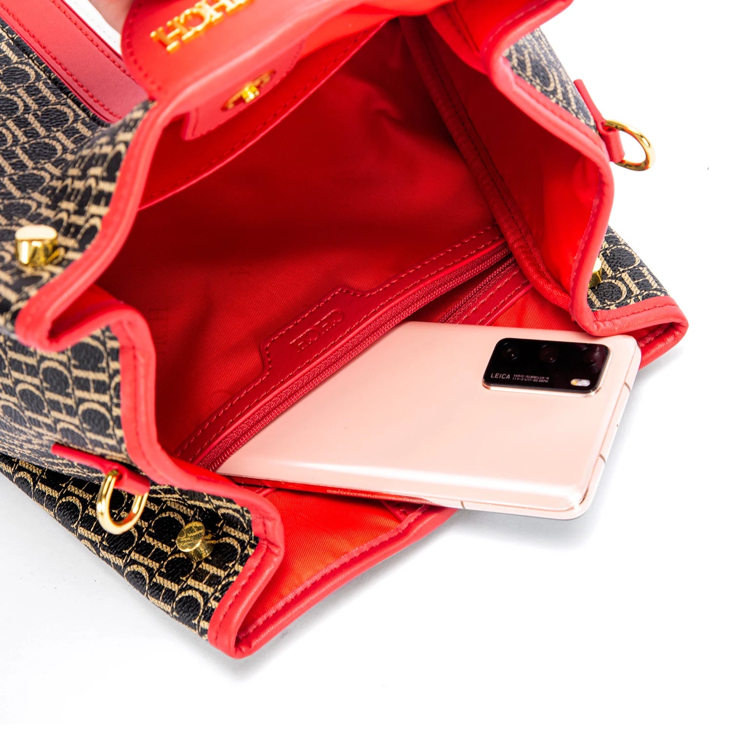 EMILY SPLICING SHOULDER BAG