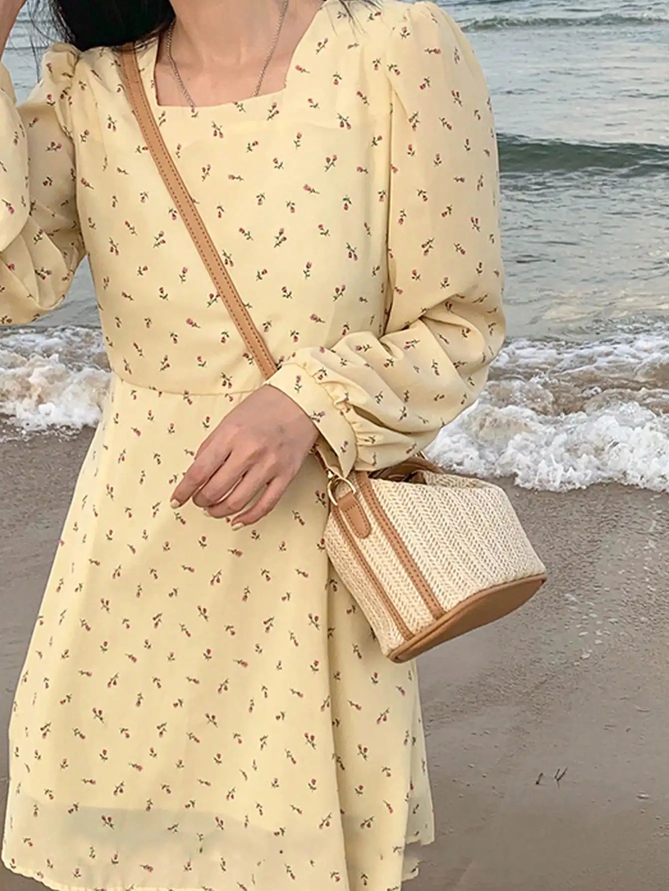 Amelie Woven Mini Satchel