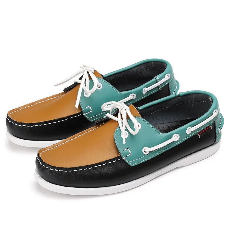 OLIVER LEATHER MOCCASIN SNEAKERS