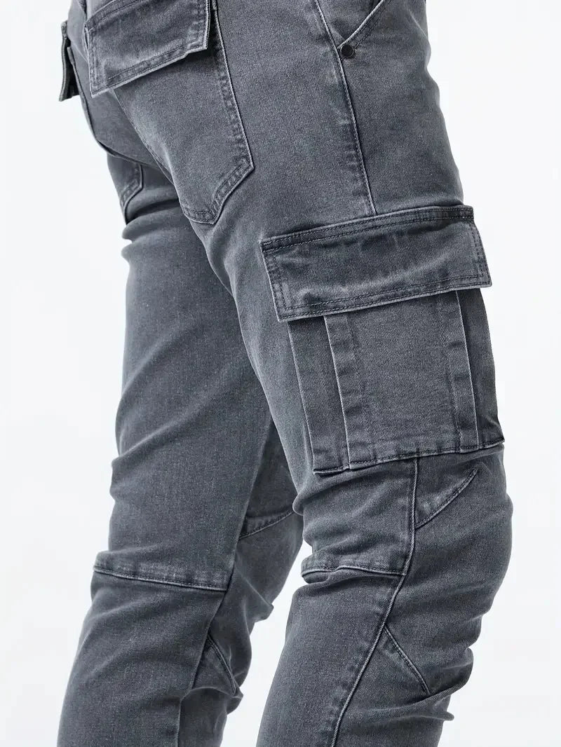 MAX | DENIM CARGO PANTS