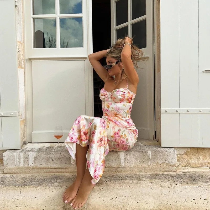 FREYA’S FLORAL SUNLIT MAXI